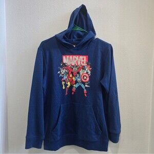 Marvel Navy Blue hoodie with character Logo size XL